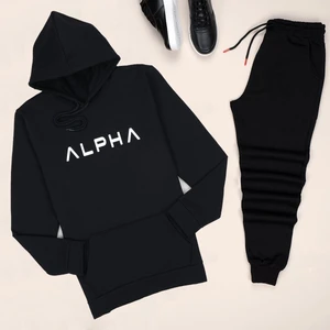 Muwen Butik Siyah Alpha Eşofman Takımı