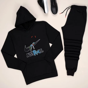 Muwen Butik Siyah Justrck Eşofman Takımı