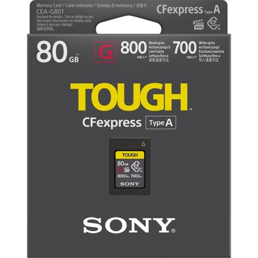 ソニー CFexpress Type A メモリーカード 80GB Sony 80GB Cfexpress Type A Tough Compact Hafıza Kartı CEA- Fiyatı