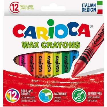 Carioca Wax Yıkanabilir Elleri Kirletmeyen Pastel Boya