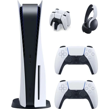Sony Playstation 5 825 GB 2.Dualsense Kontrolcü ve PS5 Pulse 3D