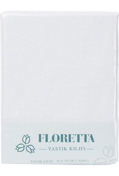 Floretta 2'li Düz Yastık Kılıfı