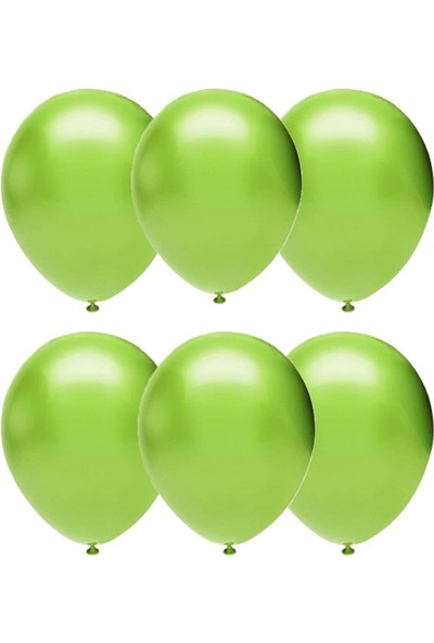 Gemar Metalik Balon Ithal 100'LÜ Açık Yeşil