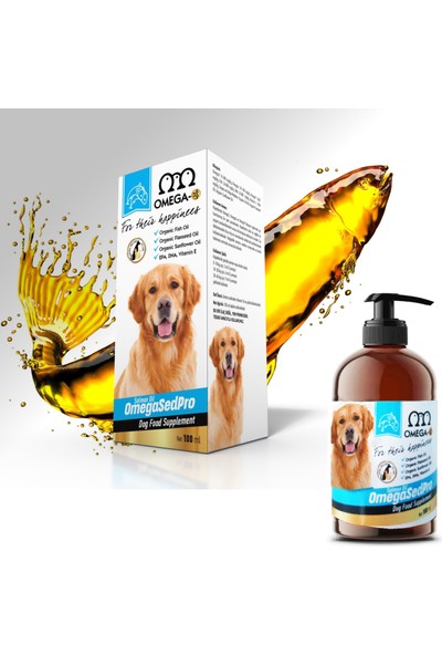 Pharmased OmegaSedPro Köpekler için Somon Balık Yağı 100 ml