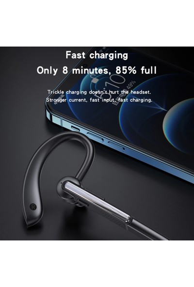 Sunsky P40 Bluetooth Kulaklık - Siyah (Yurt Dışından)