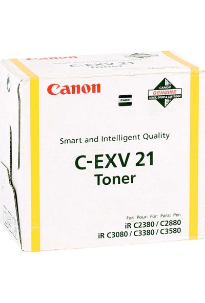 Canon C-Exv-21 Sarı Fotokopi Toneri -0455B002AA