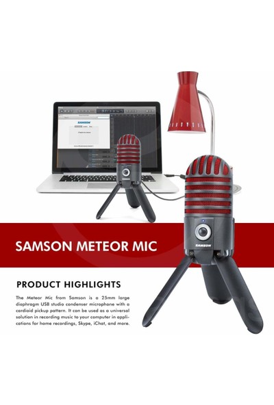 Samson Meteor Mic USB Studio Microphone