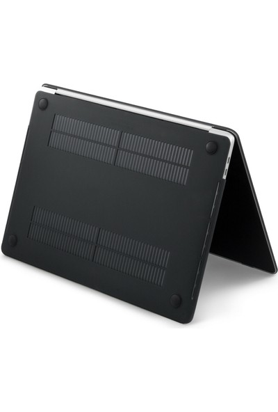 Arabulalaca Apple MACBOOK Air 13' 2020 A2179 Hardcase Kapak Kılıf - Siyah