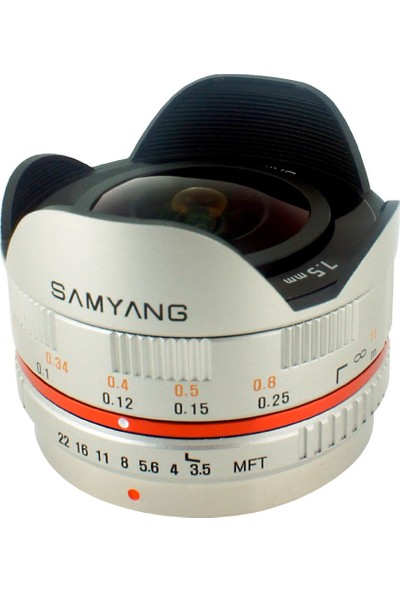 Samyang 7.5 mm F/3.5 Umc Fisheye Lens Gümüş