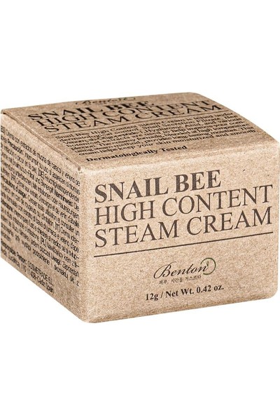 Benton Snail Bee High Content Steam Cream Mini