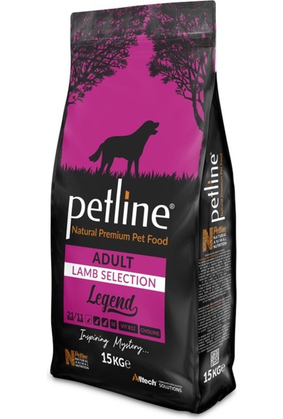 Pet Line Natural Premium Lamb Kuzu Etli Yetişkin Köpek Maması 15 kg