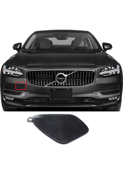 Volvo S90 V90 Ön Çeki Demiri Kapağı 2017-2020