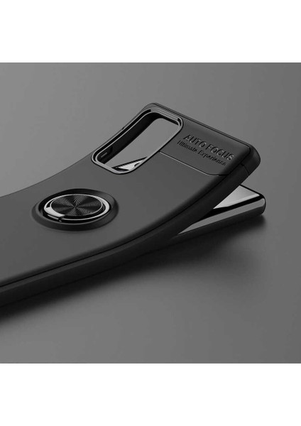 Samsung Galaxy S20 Fe Yüzüklü Manyetik Ravel Kılıf Siyah indirimleri