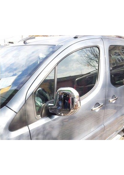 Peugeot Partner Tepee Krom Ayna Kapağı 2 Prç. 2008-2012 P. Çelik