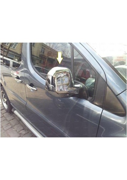 Peugeot Partner Tepee Krom Ayna Kapağı 2 Prç. 2008-2012 P. Çelik