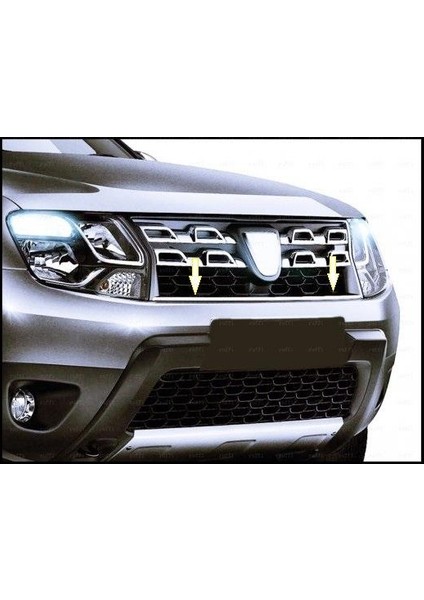 Ebal Oto Dacia Duster Krom Ön Panjur Çıta 2012-2018 Arası Paslanmaz Çelik