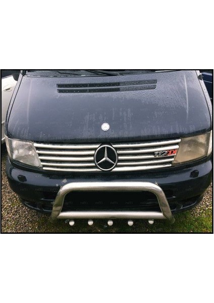 Mercedes Vito W638 Krom Ön Panjur 10 Prç. 1999-2004 P. Çelik