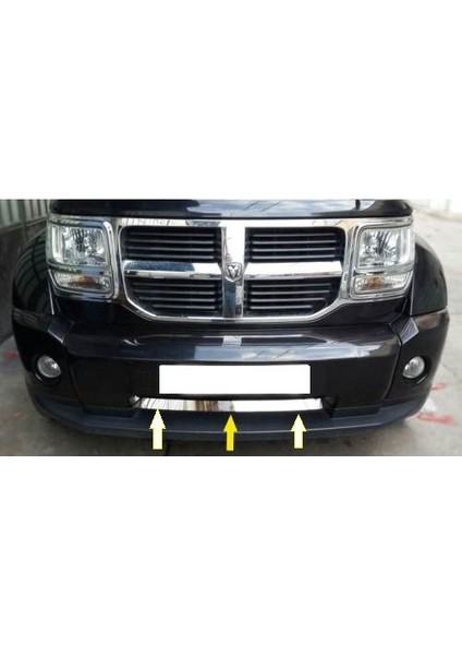 Dodge Nitro Krom Ön Tampon Alt Nikelaj 2007 Üzeri P. Çelik