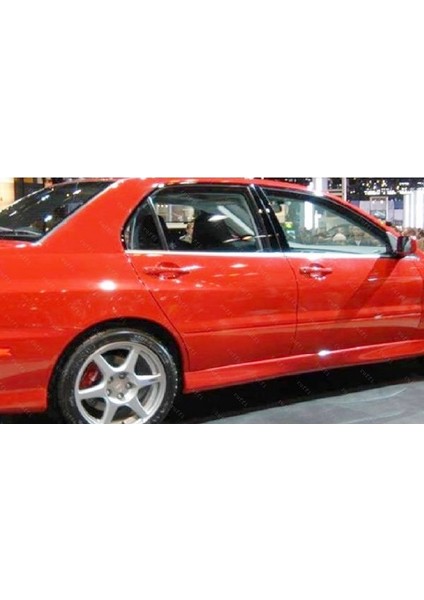 Mitsubishi Lancer Krom Cam Çıtası 4 Prç. 2008 ve Üzeri P. Çelik