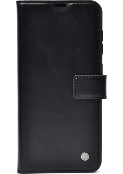 Reeder P13 Blue Max 128GB Deri Deluxe Kapaklı Cüzdanlı Kılıf - Siyah