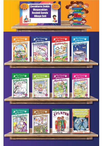 2.ve 3.sınıflar Için 12 Li Çocukların Zevkle Okuyacağı Sorulu Hikaye Seti