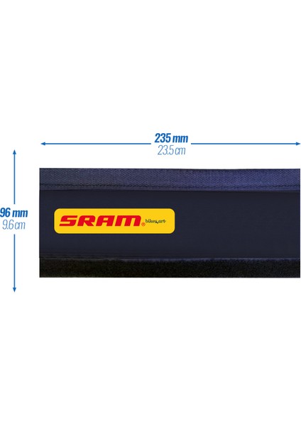 Sram Baskılı Kadro Zincir Koruyucu