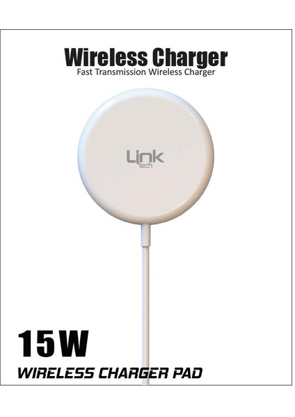 W512 Premium Wireless Kablosuz Şarj Cihazı Charger Pad 15W fiyatları