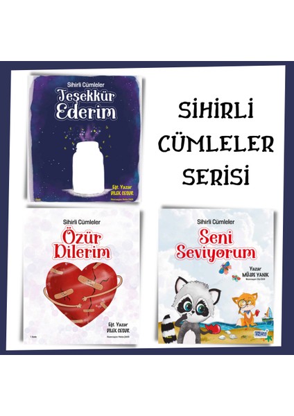 Sihirli Cümleler Serisi-Hikaye Kitabı Seti -Dilek Cesur