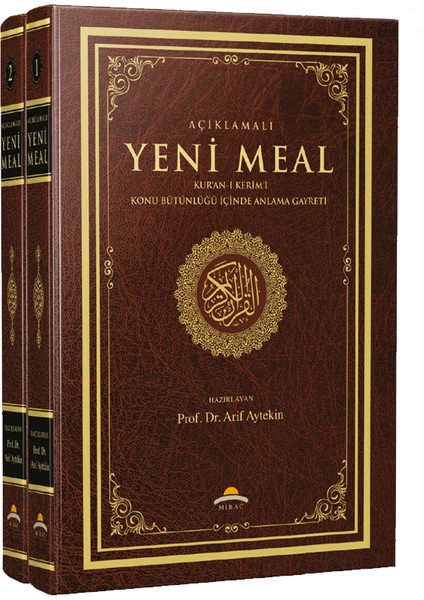 Açıklamalı Yeni Meal 2 Cilt Takım - Arif Aytekin