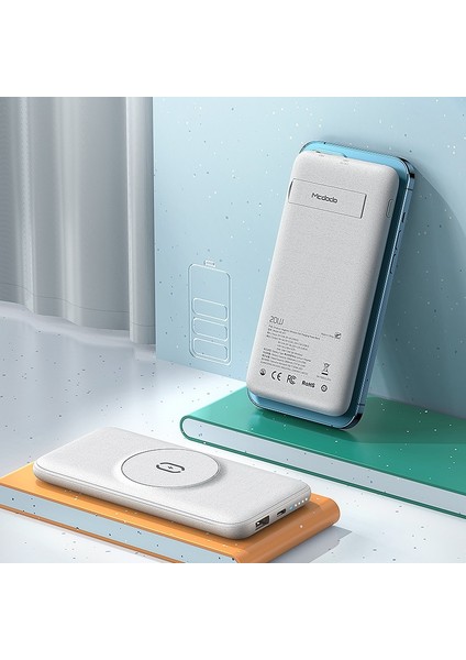 MC-8770 Magsafe 15W WIRELESS-20W Pd Hızlı Şarj Destekli 10.000 Mah Powerbank Gri fiyatları