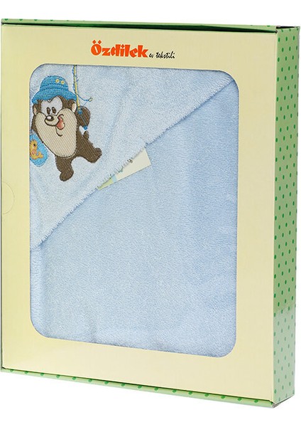 Tazmania Lisans Nakışlı Bambu Yenidoğan Bebek Pelerini 80X80 fiyatları