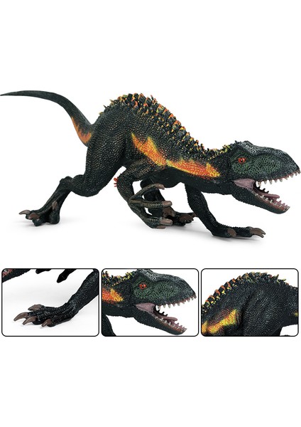 2 Adet Jurassic Tyrannosaurus Raptor Model Oyuncak Hediye (Yurt Dışından)