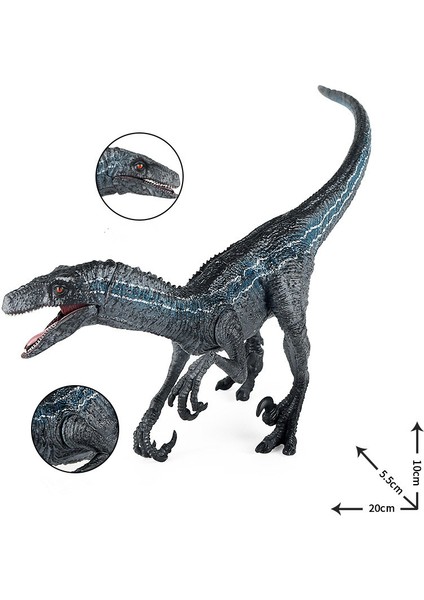 Jurassic Velociraptor Etçil Dinozor Model Oyuncak Hediye (Yurt Dışından)