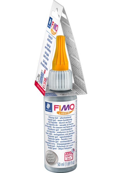 Fimo Liquid  Likit Sıvı Gümüş Jel 50 ml