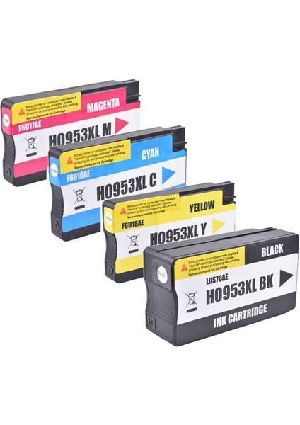 7740-8209 1.600 Sayfa Kartuş Seti Yüksek Kapasiteli 953XL-F6U18AE-2 fiyatları