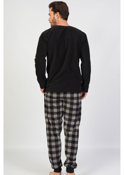 Erkek Polar Pijama Takımı 18084 modelleri