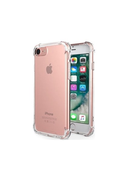 Apple iphone 7 8 Se 2020 Kılıf Şeffaf Airbag Antishock Silikon Kılıf Şeffaf