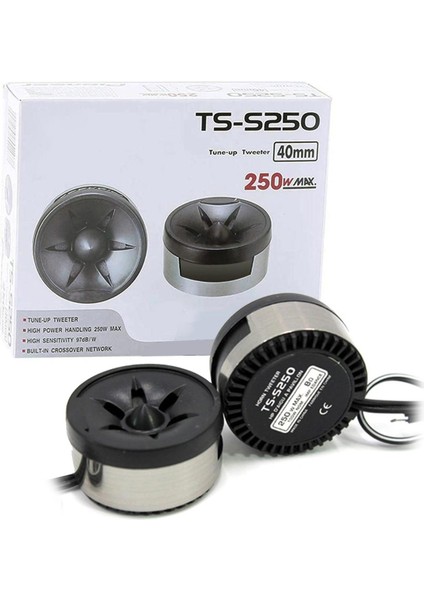 Tweeter 40MM 250W 2 Adet TS-S250