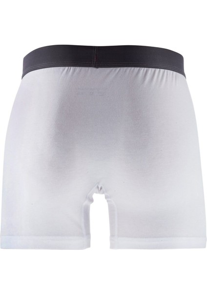 Erkek Beyaz Bambu Lycra Boxer Rdz 7100161