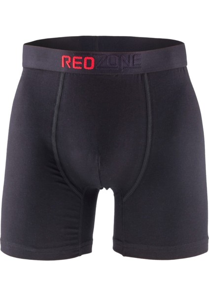 Erkek Siyah Bambu Lycra Boxer 6 Adet Rdz 7100183
