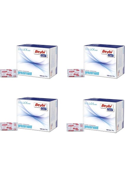 Care Latex Kondom Klasik Prezervatif 100'LÜ x 10 Paket
