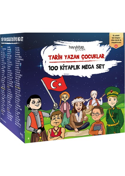 Tarih Yazan Çocuklar – 100 Kitaplık Mega Set
