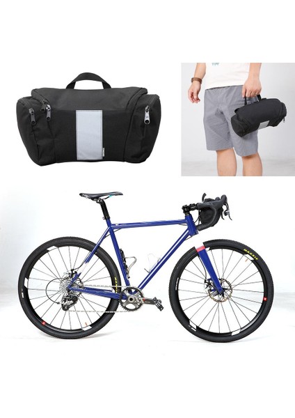 3l Su Geçırmez Bisiklet Gidon Çantası Mtb Dağ Yol Bisikleti Arka Saklama Çantası (Yurt Dışından)