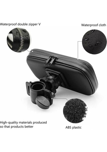 Bisiklet Kafası Tüp Telefon Çantası Bisiklet Gidonu Cep Telefonu Montaj Tutucu Kılıf Bisiklete Binme Akıllı Telefon Kılıfı Bisiklet Aksesuarları (Yurt Dışından) fırsatları