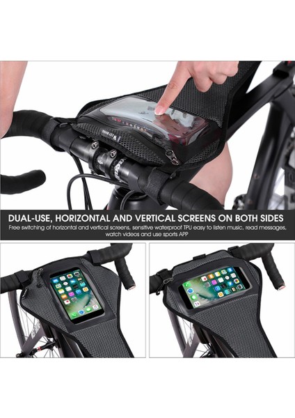 Bisiklet Eğıtmeni Ter Bantları Ev Egzersiz Eğıtimi Kapalı Bisiklet Aksesuarları Mtb Yol Bisikleti Telefon Depolama Örgü Bant Tutacağı (Yurt Dışından) fiyatları