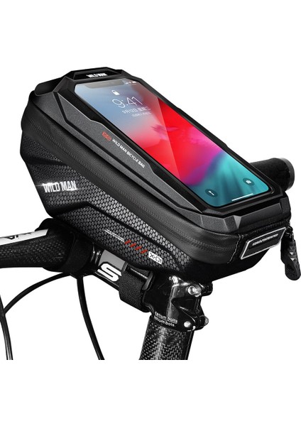 Taşınabilir Su Geçirmez Mtb Dokunmatik Ekran Telefon Kılıflı Bisiklet Çantası (Yurt Dışından)