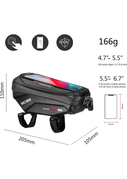 Taşınabilir Su Geçirmez Mtb Dokunmatik Ekran Telefon Kılıflı Bisiklet Çantası (Yurt Dışından) fırsatları
