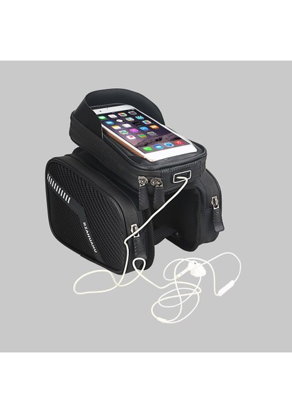 Mtb Bisiklet Üst Tüp Çanta Bisiklet Kılıfı Bisiklet Eyer Çantaları Mtb Bisiklet Ön Çerçeve Su Geçırmez Bisiklet Telefon Tutucu Kılıfı (Yurt Dışından)
