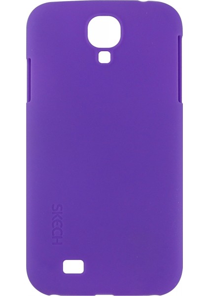Samsung Galaxy I9500 S4 Uyumlu Silikon Arka Koruma - Mor