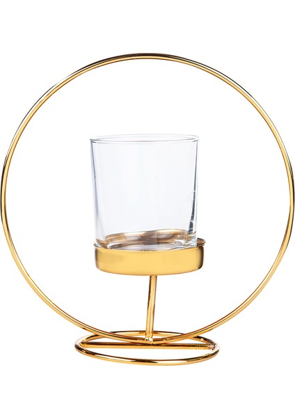 Geometri 2li Mumluk Seti Gold 10X19CM fiyatları